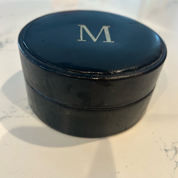 Green and Black Monogrammed Coaster Set - Picture 4 of 4